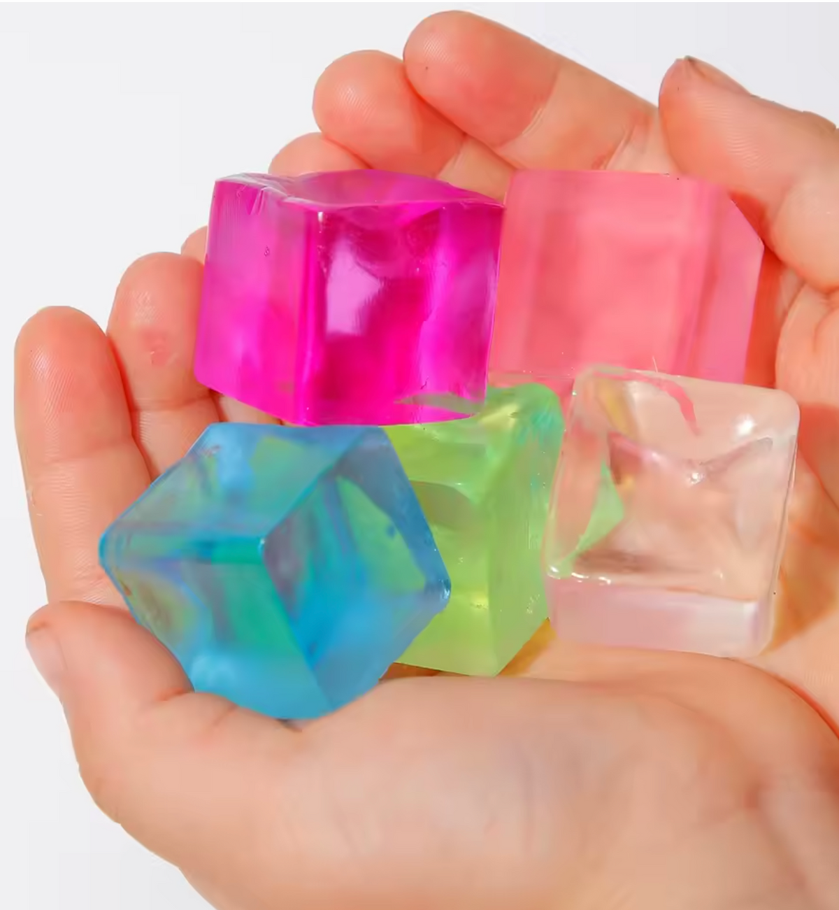 Clear Ice Cube Squishy Pack
